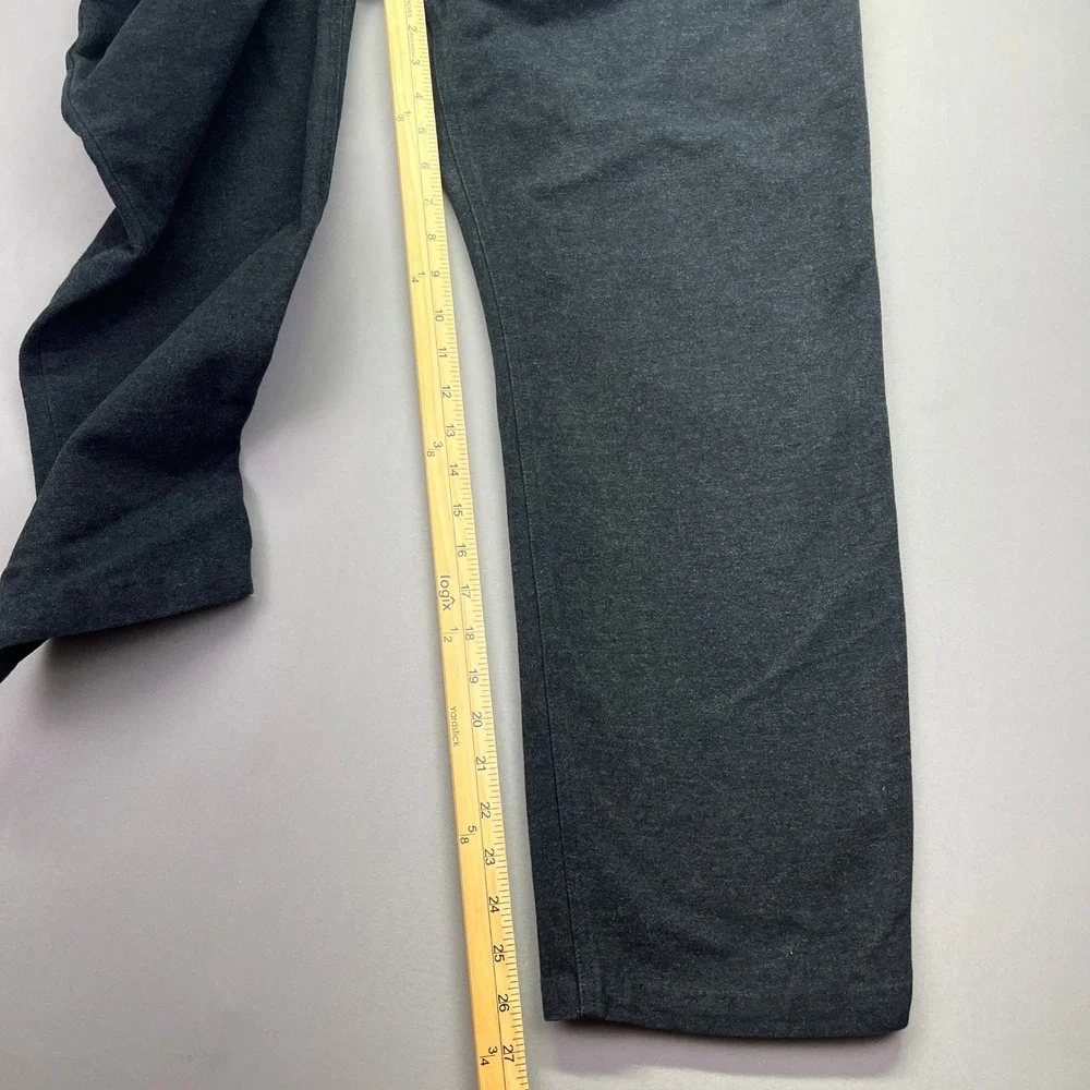 Lauren Jeans Co Knit Denim Pants Comfort Stretch Casual Gray Women's 14 Fits 34